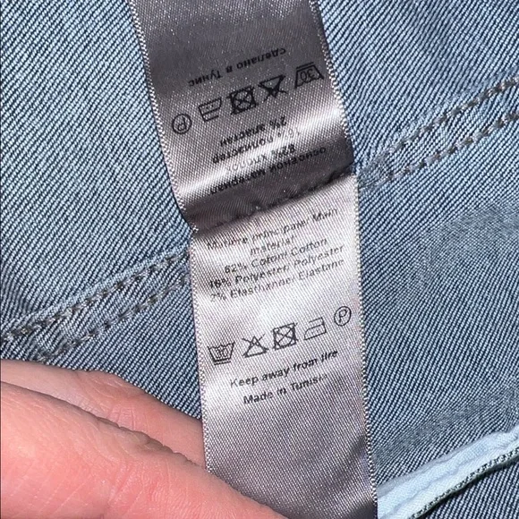 Zadig & Voltaire “Kase Heart” Denim Jacket Medium Blue Size M NWOT - Picture 10 of 14